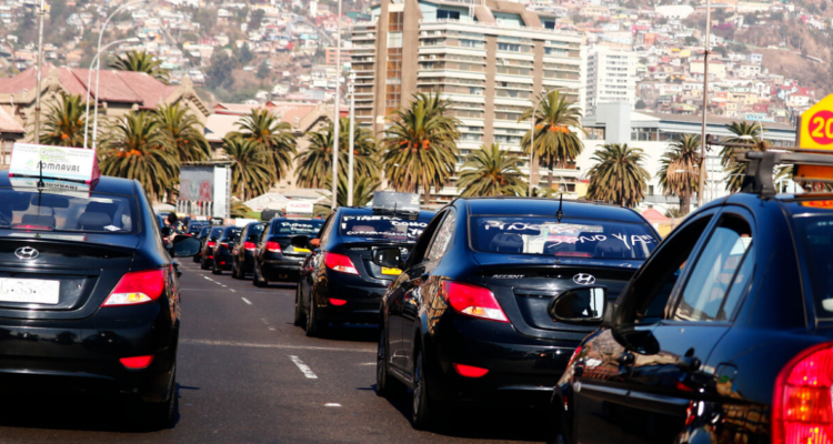 Colectiveros de la región de Valparaíso exigen mayor seguridad
