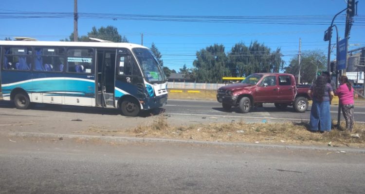 Colisión en ruta entre Coronel y San Pedro de la Paz