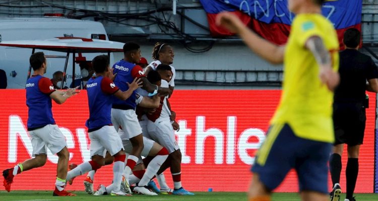 Perú venció a Colombia en Barranquilla.