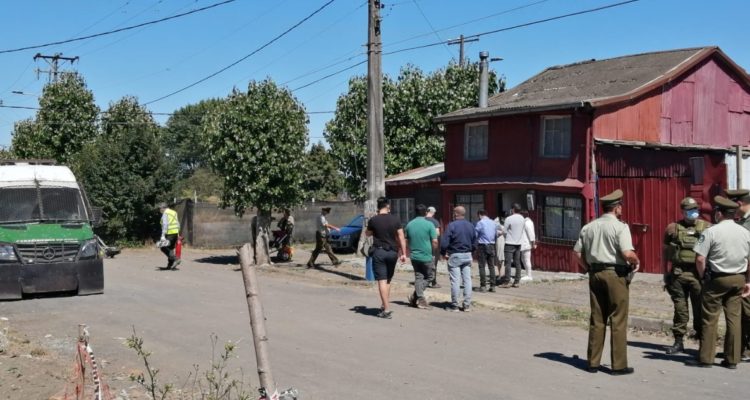 Desalojo casa en Aurora de Chile