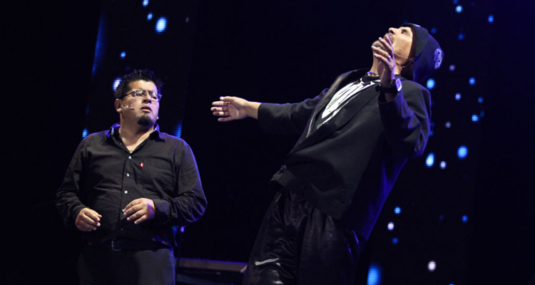 Dinamita Show en presentación en Antofagasta