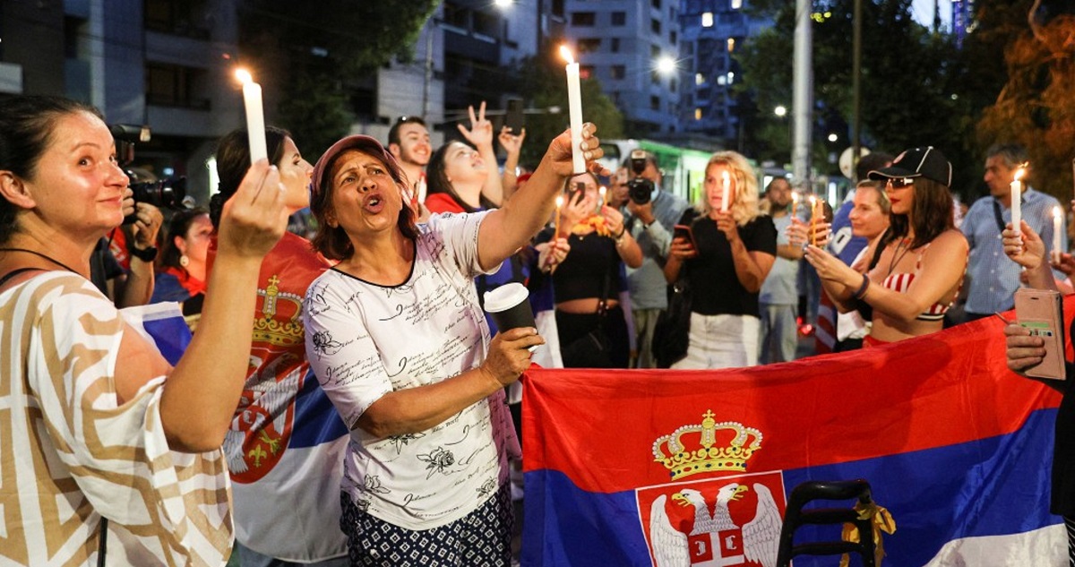 Fans de Djokovic protestan en Australia