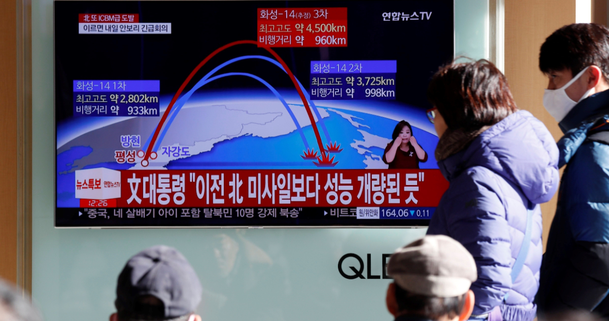 EEUU busca nuevas sanciones de la ONU contra Corea del Norte tras lanzamiento de misil