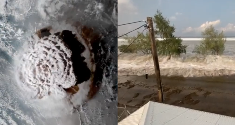 Erupción volcánica y tsunami en Tonga