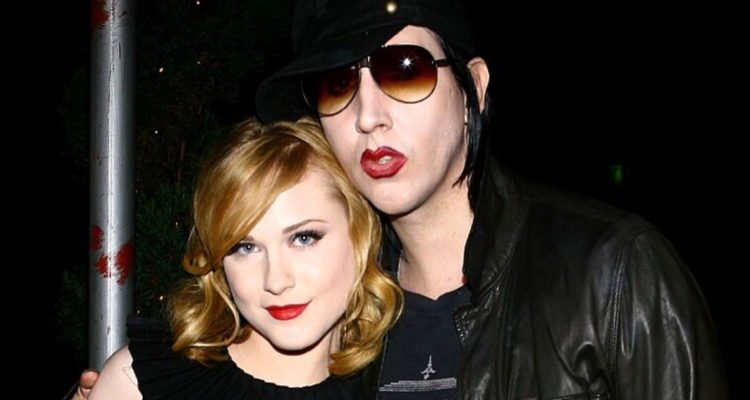 Evan Rachel Wood y Marilyn Manson