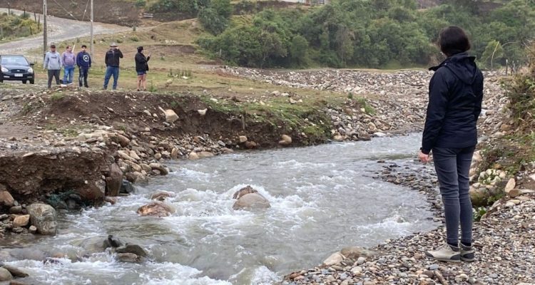 Desborde estero en Valdivia