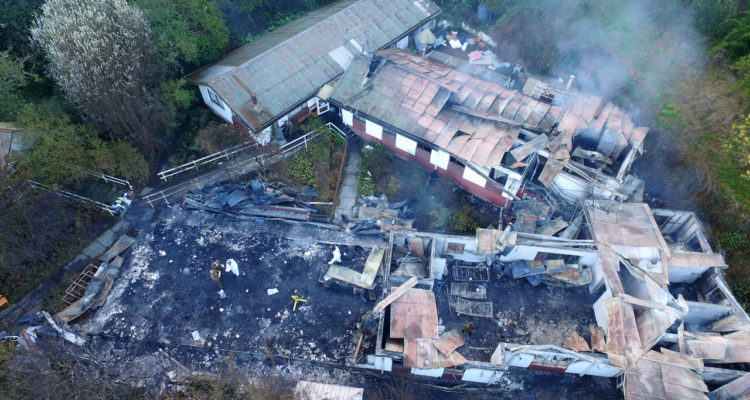 Incendio casa de reposo santa marta