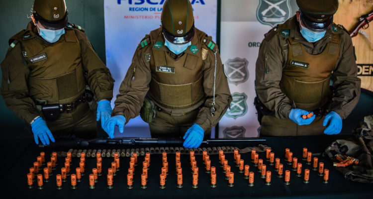 Incautación municiones La Araucanía