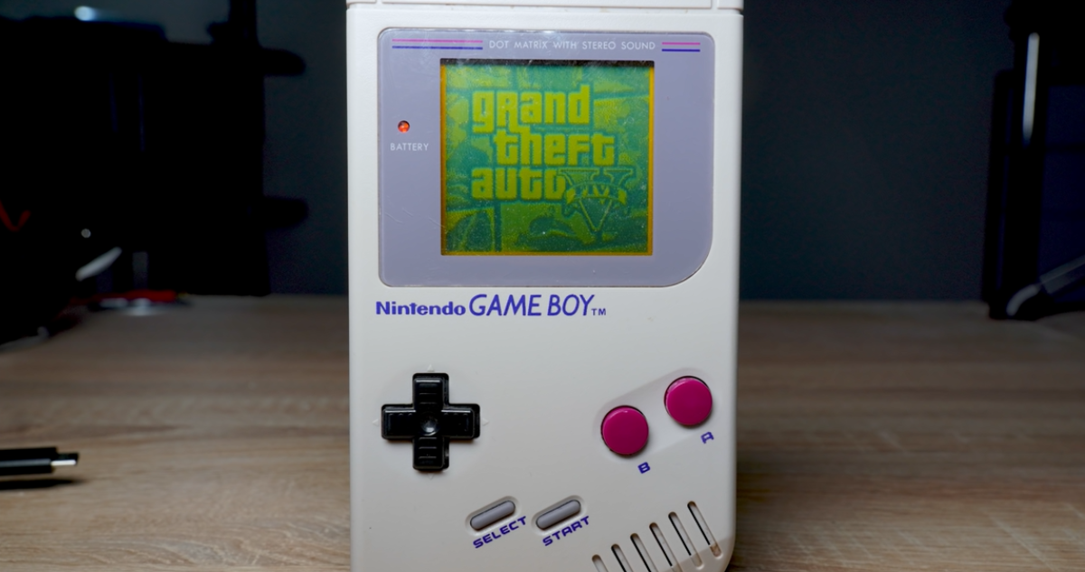 GTA V en Game Boy