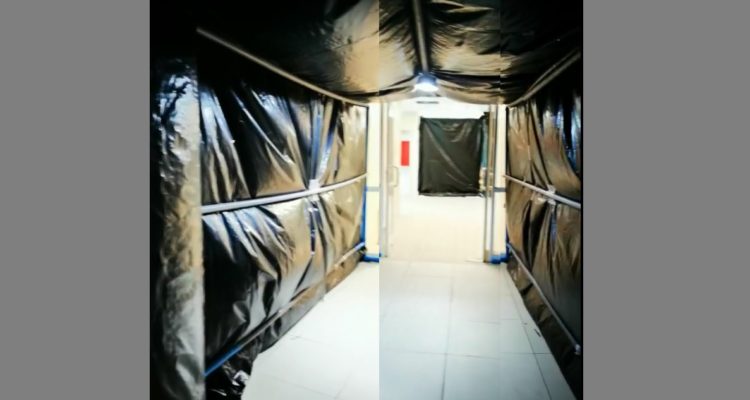 Montacargas en hospital de Curanilahue