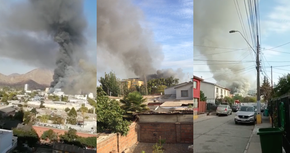 Incendio destruye local comercial ubicado a metros de mall en San Bernardo
