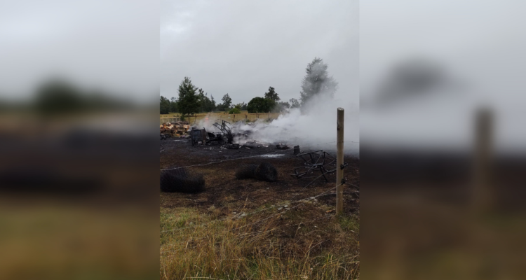 Incendio en Río Negro
