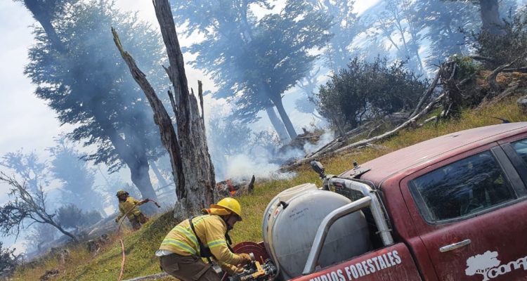 Incendio en Timaukel