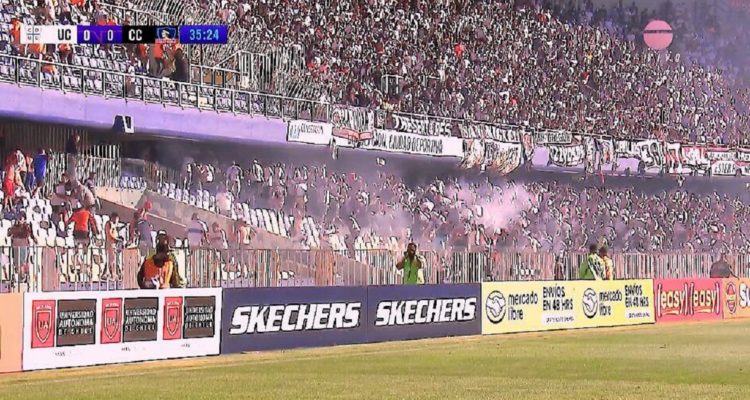 Incidentes durante la Supercopa.