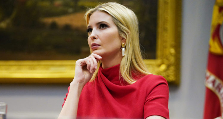 Ivanka Trump mientras estaba en la Casa Blanca