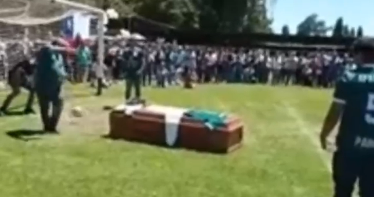 Jaime Escandar y su último gol con Aparición.