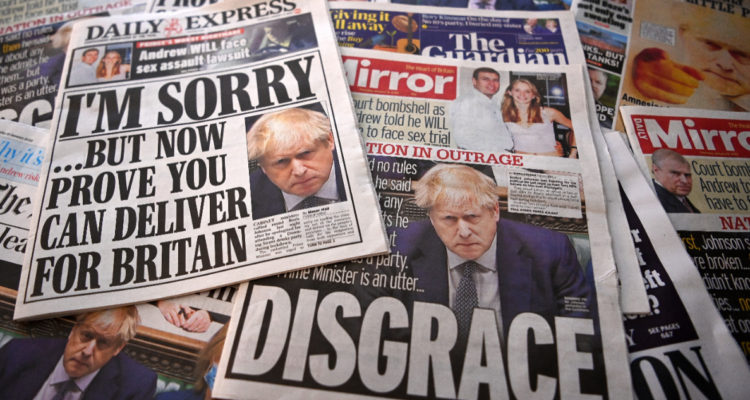 Johnson niega mentir sobre fiesta en Downing Street pensaba que era una reunión de trabajo