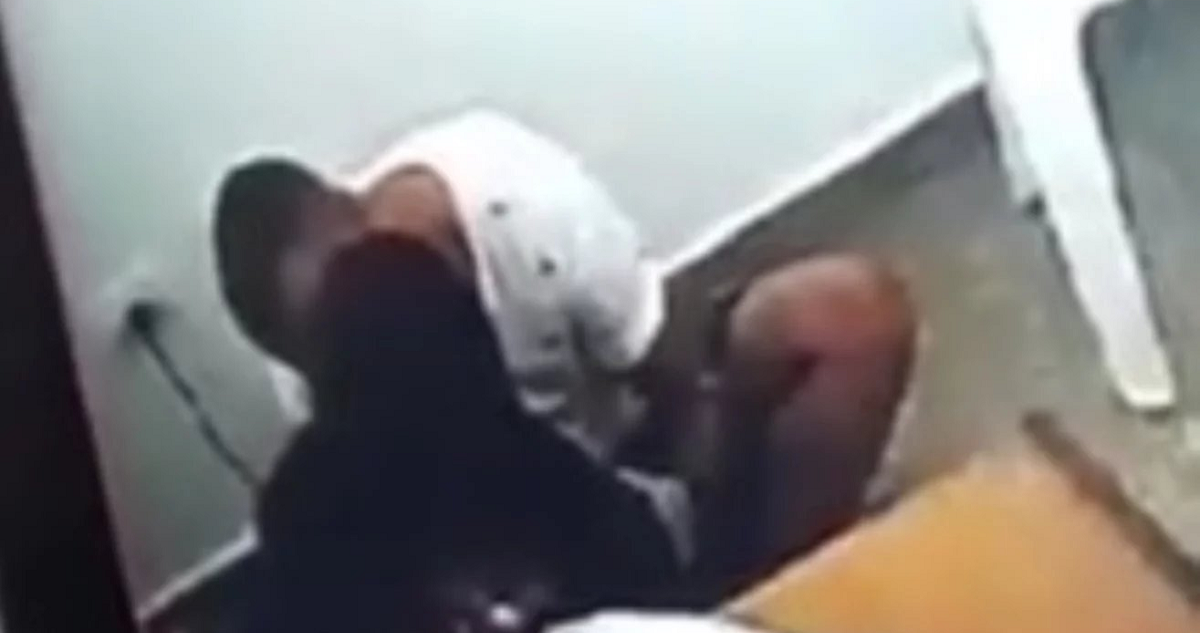Momento del beso.
