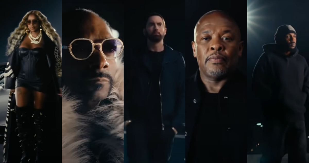 Mary J. Blige, Snoop Dogg, Eminem, Dr. Dre y Kendrick Lamar, los artistas que estarán en el medio tiempo del Super Bowl.