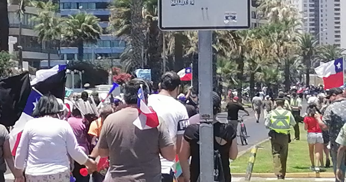 manifestación en iquique