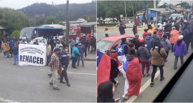 Manifestación de pescadores