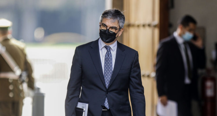 Mario Marcel, próximo ministro de Hacienda, en el palacio de La Moneda.
