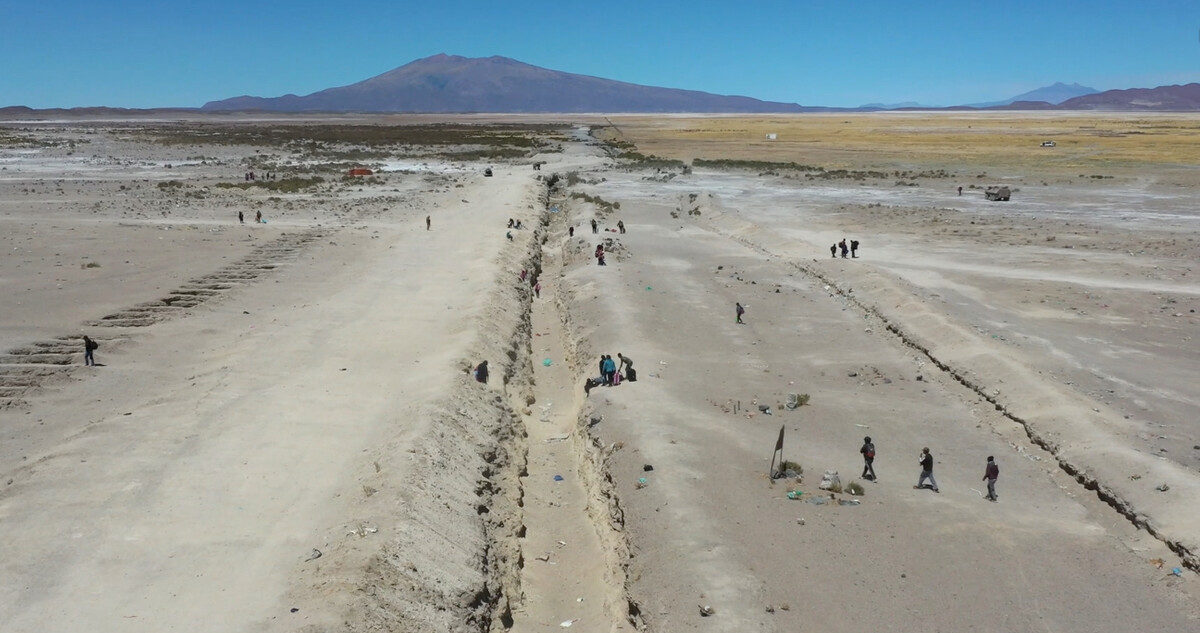 Foto del altiplano, donde un migrante venezolano fue encontrado muerto