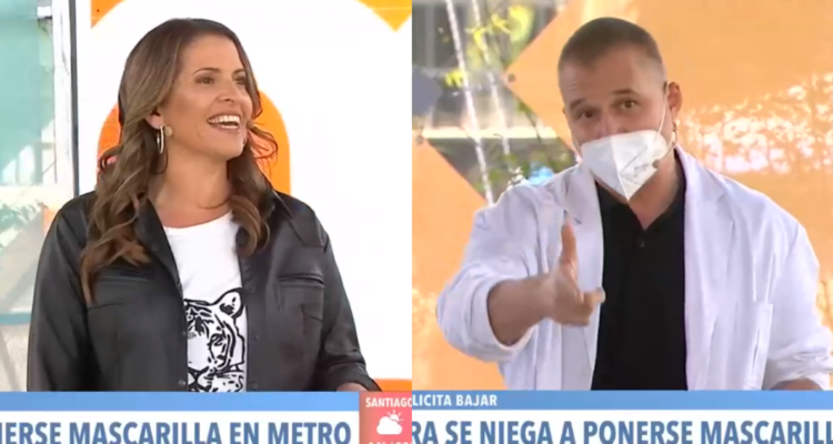 Monserrat Álvarez y médico