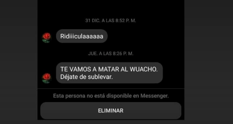 Amenaza de muerte a hijo de abogada ambientalista.
