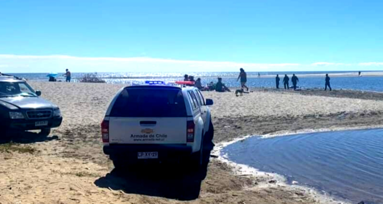 Ahogados en desembocadura de Lebu