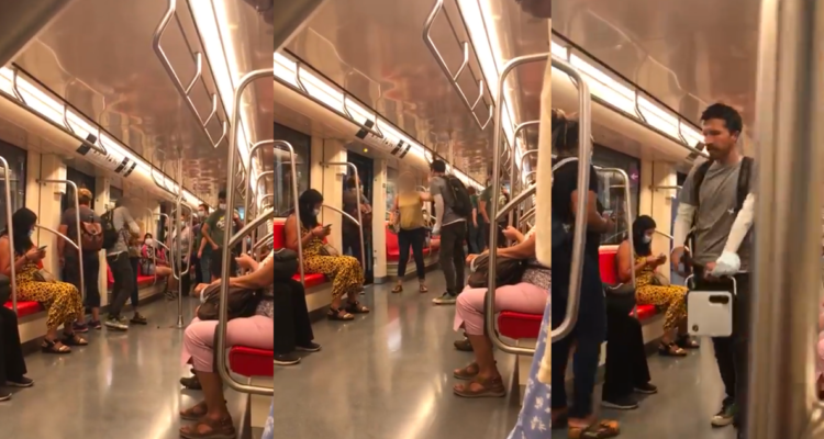 Mujer sufre agresión en el Metro tras pedirle a un cantante que utilizara mascarilla