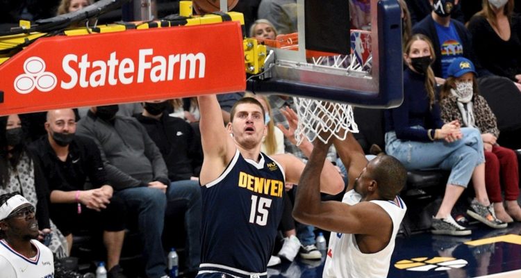 NBA: Nuggets vs Clippers.