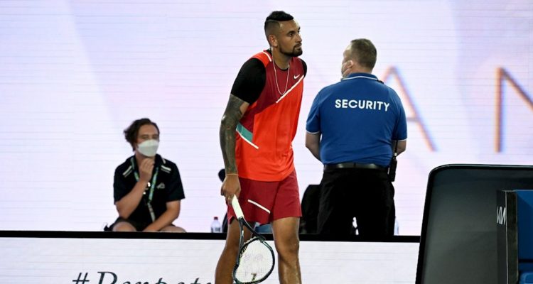 Nick Kyrgios en el Australian Open.