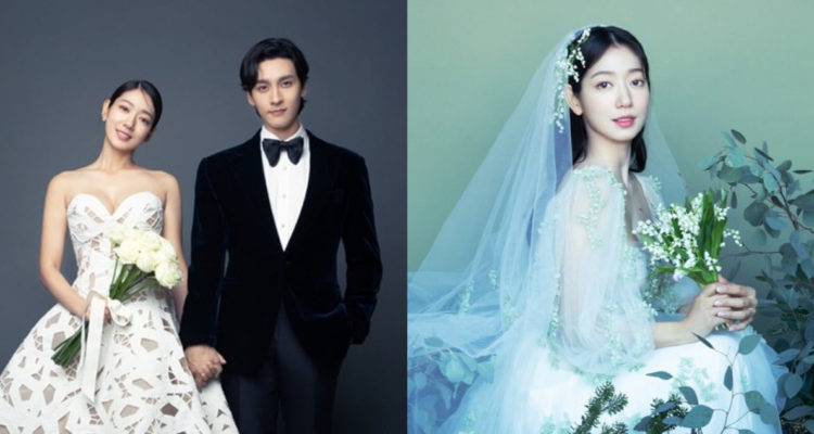 Fotos oficiales de la boda de Park Shin-hye y Choi Tae-joon