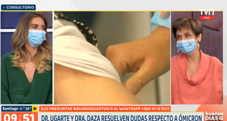 Paula Daza en TVN