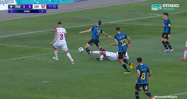 Penal cobrado a Huachipato.