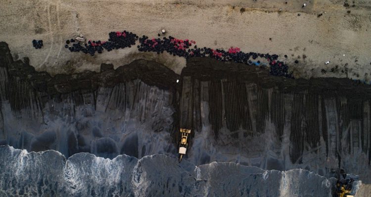 Derrame de crudo en La Pampilla.