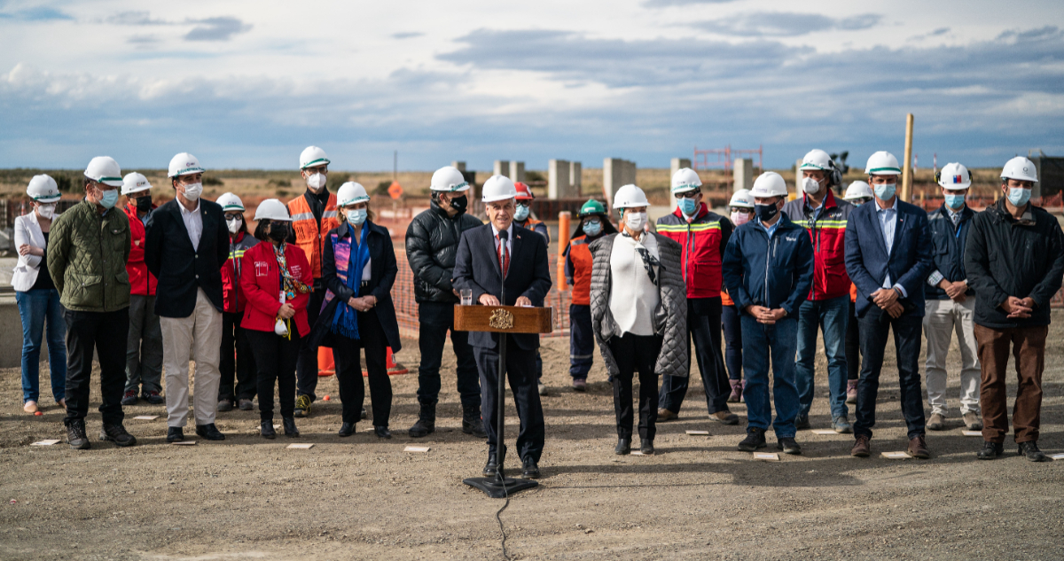 Presidente Piñera en la Planta de Hidrógeno Verde en Punta Arenas 