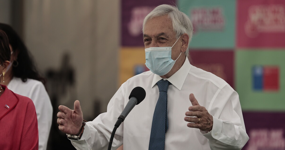 Presidente Piñera pide aprobar Pension Garantizada Universal