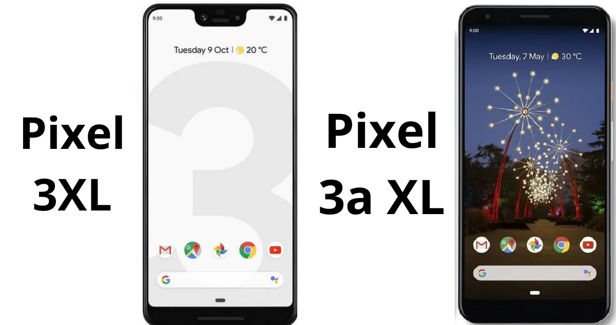 Google Pixel 3 XL y  3a XL