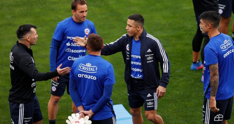 Entrenamientos de La Roja