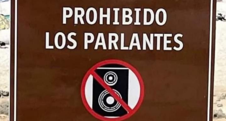 Prohíben uso de parlantes en playas de caldera