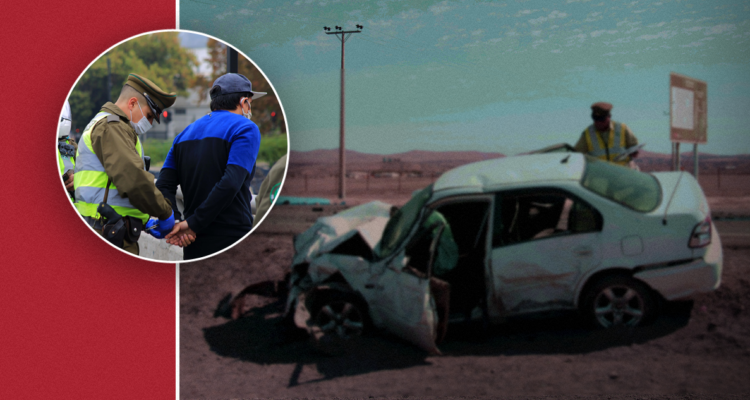 Conductor cometiendo infración