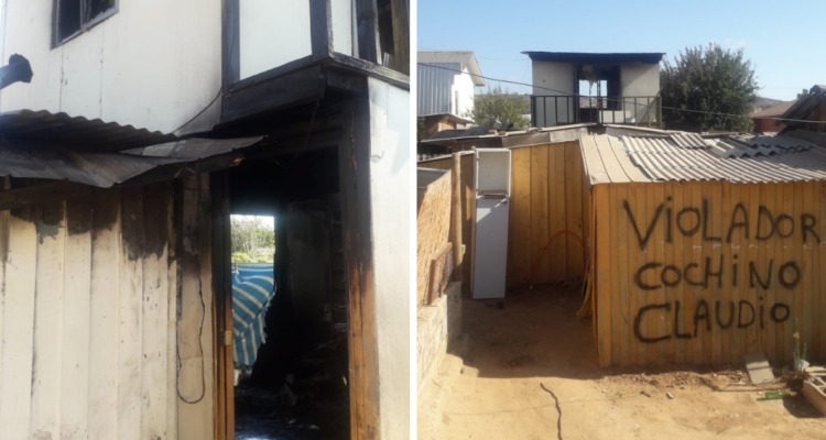 Retienen, golpean y le queman su casa a hombre acusado de violación