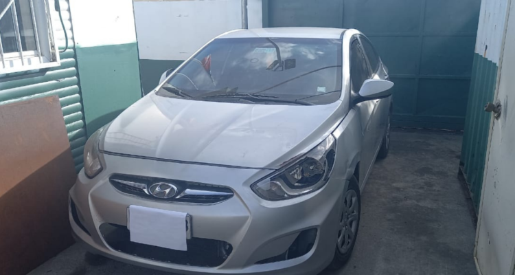 Vehículo recuperado tras robo