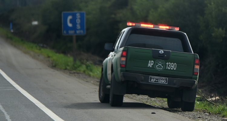 Camioneta de Carabineros