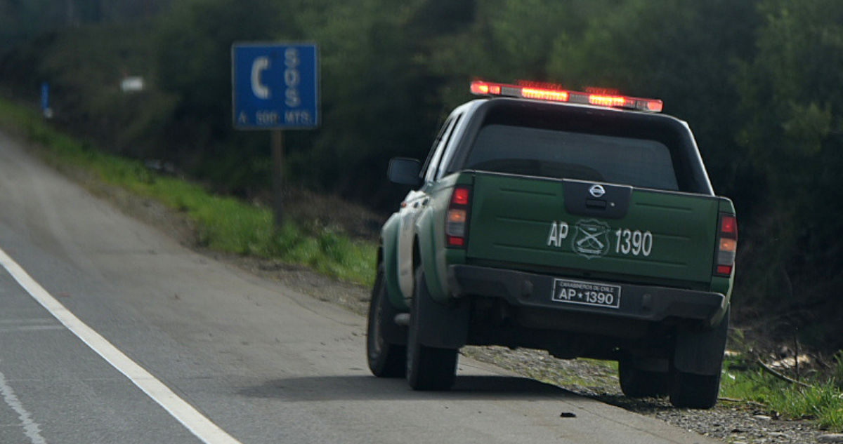Camioneta de Carabineros