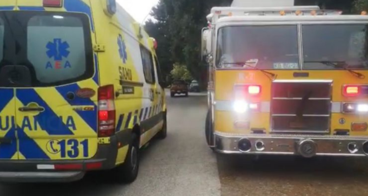 Rescatan ilesa a mujer que se lanzó desnuda por barranco en Valdivia