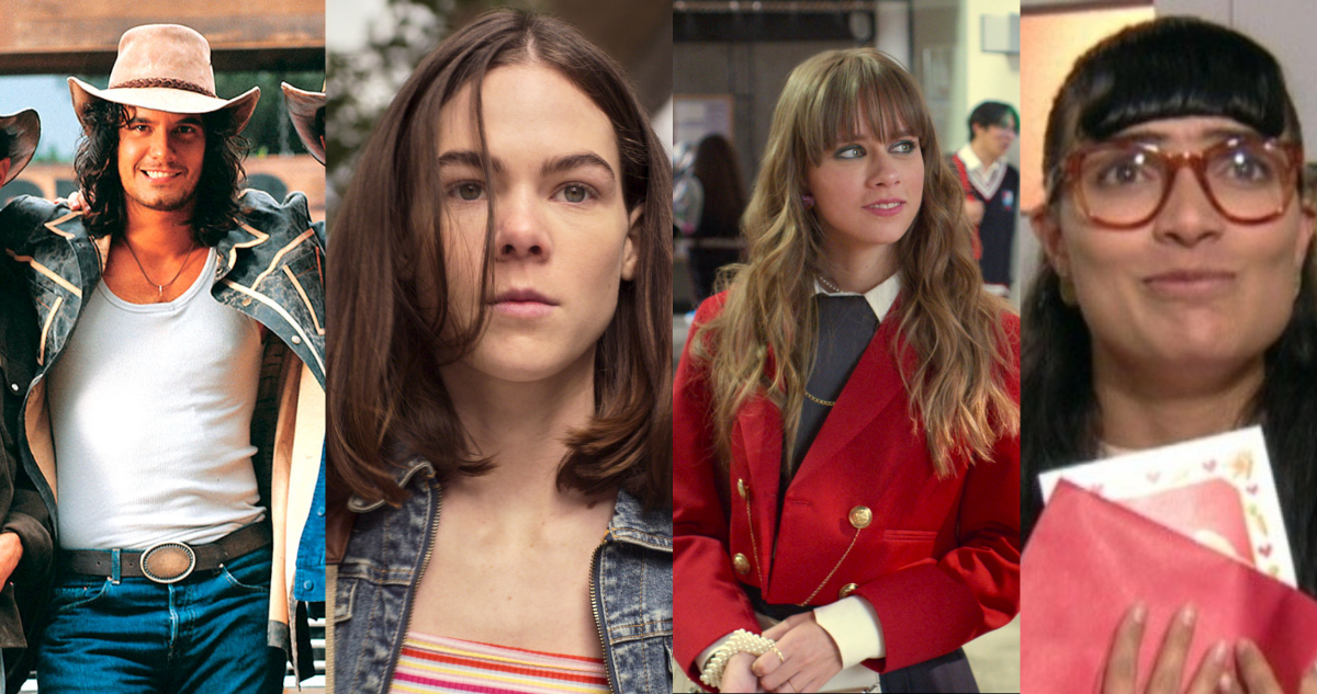 En la imagen se ven diferentes guiños a series de drama como uno de los protagonistas de Pasión de Gavilanes, Sara de ¿Quién mató a Sara?, la protagonista de Rebelde y Betty de Yo soy Betty, la fea.