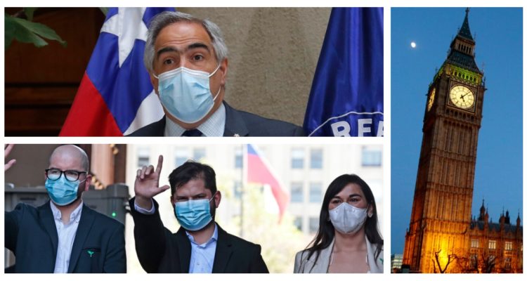 Foto de Boric, Chahuán y Big Ben por dichos del shadow cabinet